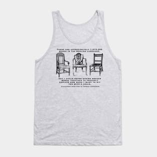 Hit You with a Chair (Light Shirt version) Tank Top